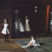 John Singer Sargent Bo Aite daughters oil painting artist